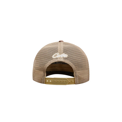 Corteiz Island Puff Print Trucker Hat Forest Camo