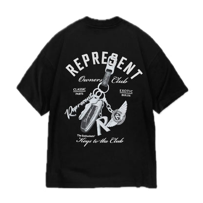 Represent Keys To The Club Tee Black