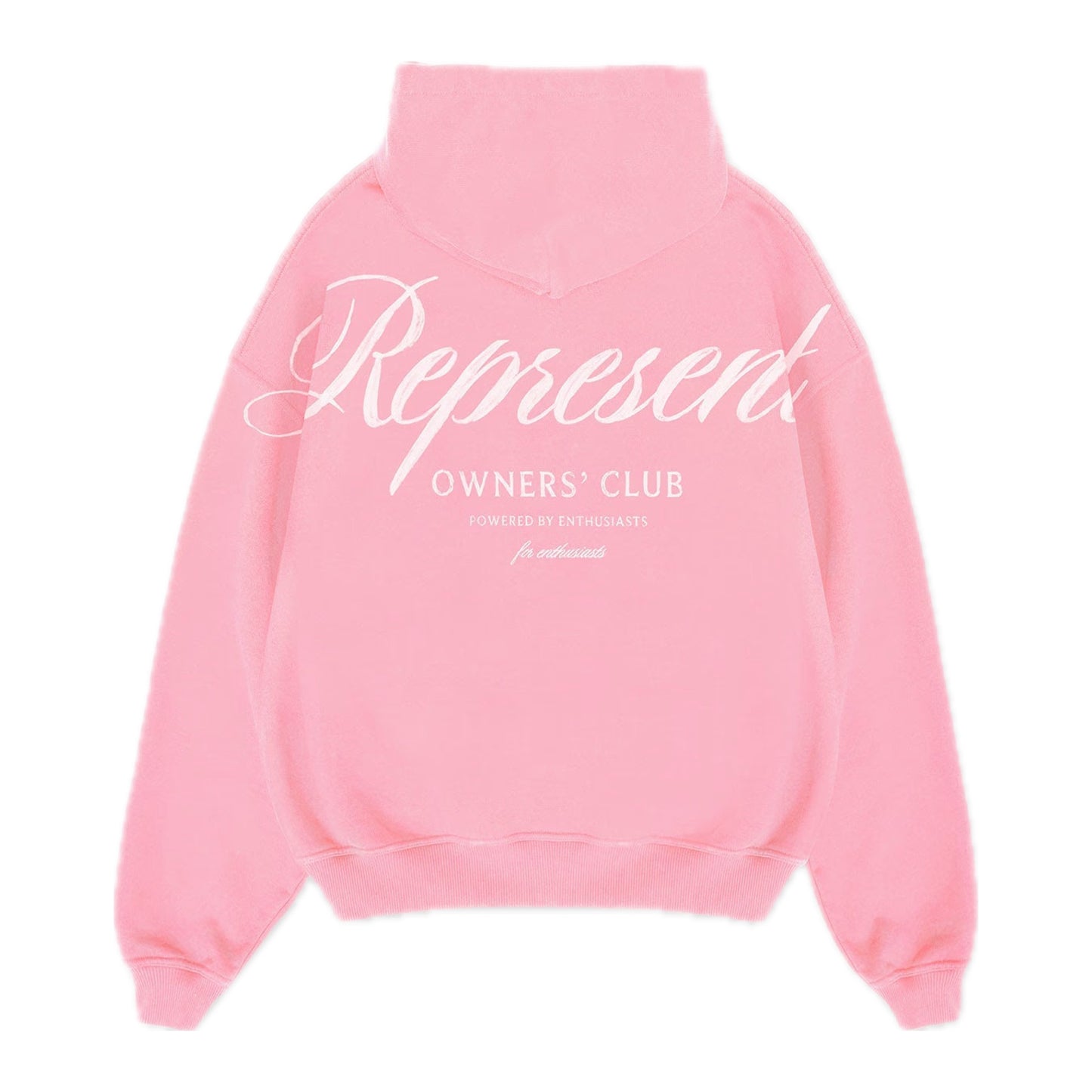 Represent Owners Club Script Hoodie Pink