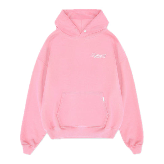 Represent Owners Club Script Hoodie Pink