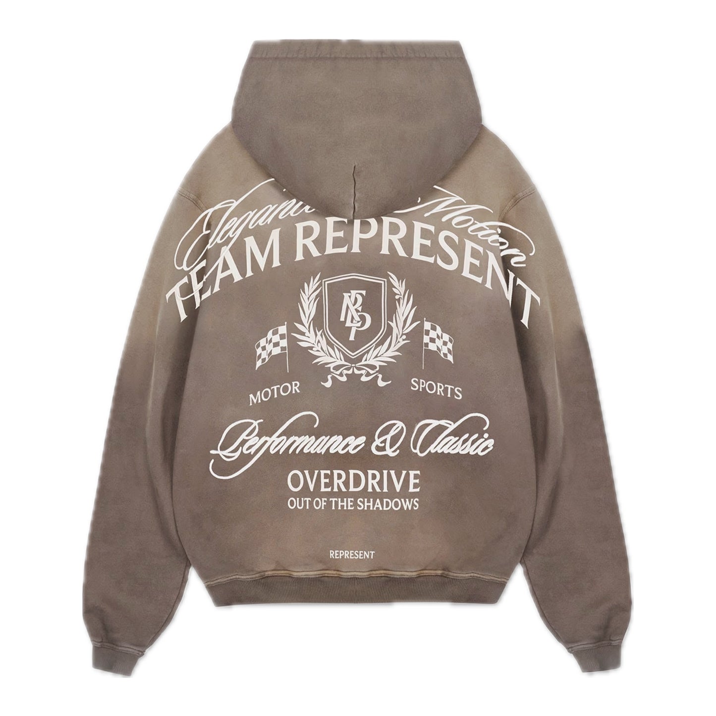 Represent Crest Zip Up Hoodie