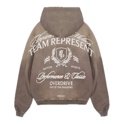 Represent Crest Zip Up Hoodie