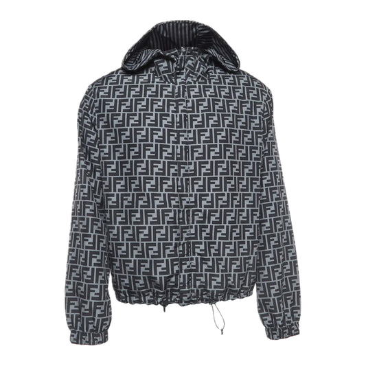 Fendi Blouson Black Reversible Nylon Windbreaker