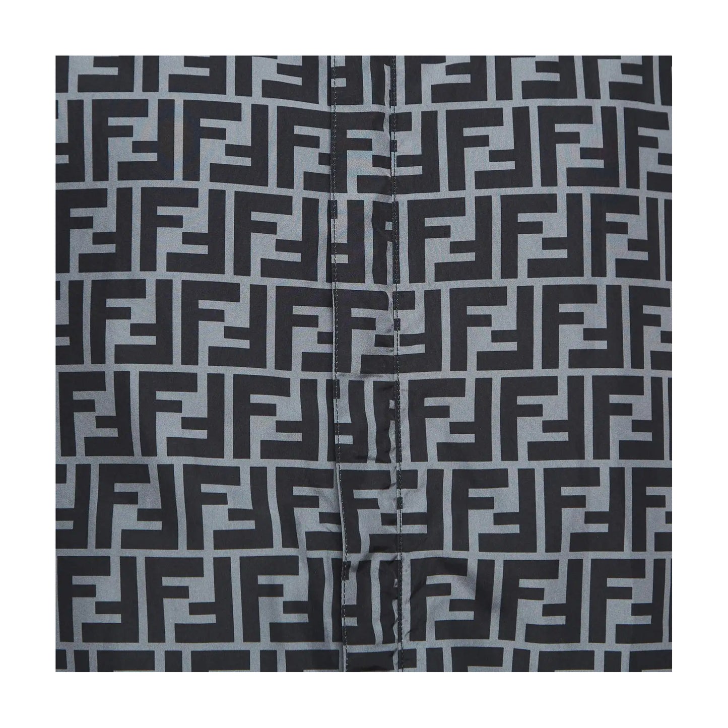 Fendi Blouson Black Reversible Nylon Windbreaker