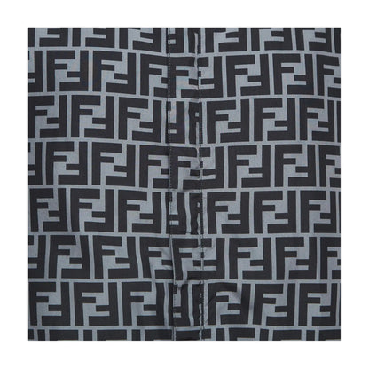 Fendi Blouson Black Reversible Nylon Windbreaker