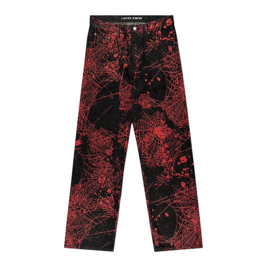 Sp5der V2 Web Denim Black