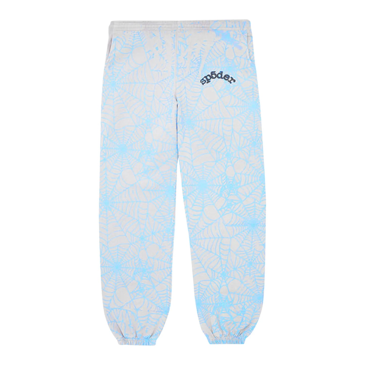 Sp5der Aop Web Sweatpants Heather Grey
