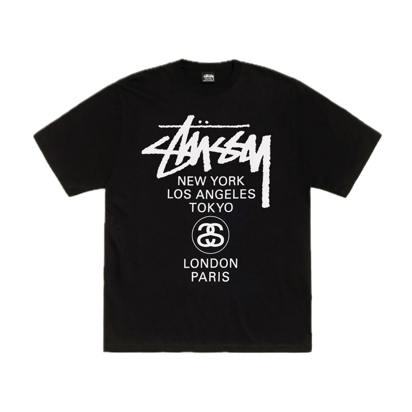 Stussy World Tour Tee Black