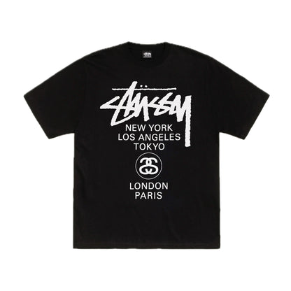 Stussy World Tour Tee Black