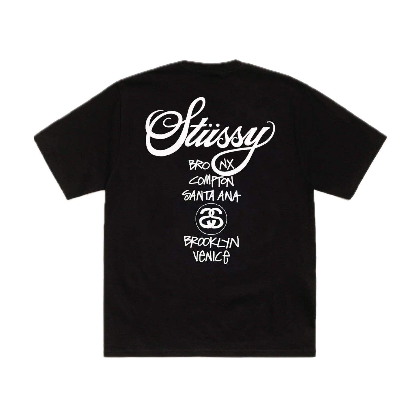 Stussy World Tour Tee Black