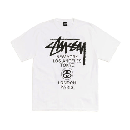 Stussy World Tour Tee White