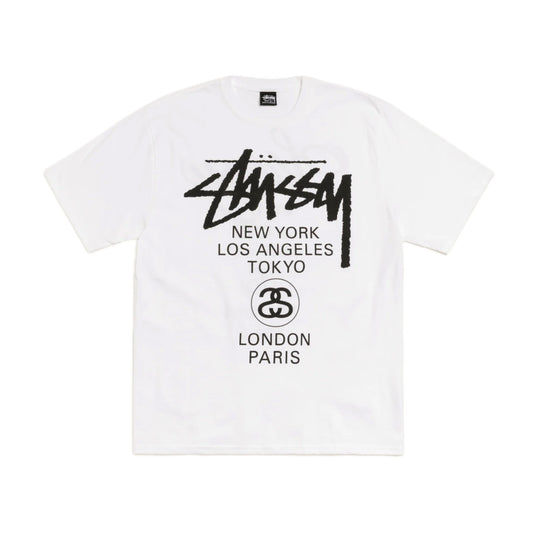 Stussy World Tour Tee White