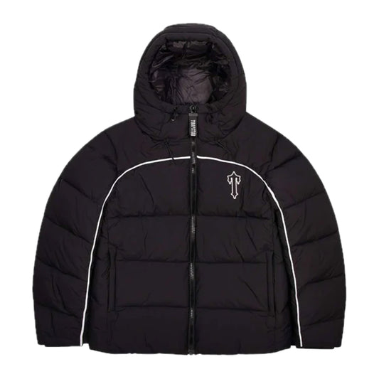 Trapstar Irongate Arch Pipping Puffer Jacket Black