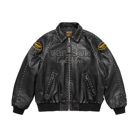 Supreme Vanson Leathers b.b. Simon Jacket (FW25) Black