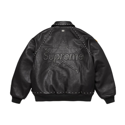 Supreme Vanson Leathers b.b. Simon Jacket (FW25) Black