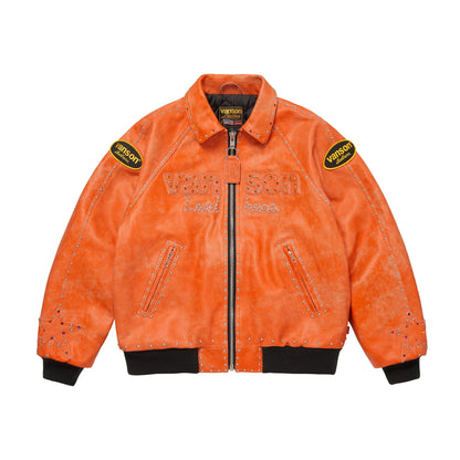 Supreme Vanson Leathers b.b. Simon Jacket (FW25) Orange