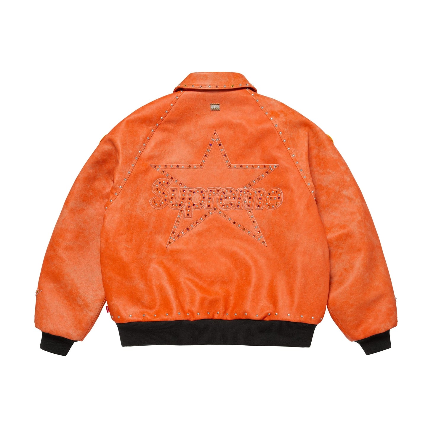 Supreme Vanson Leathers b.b. Simon Jacket (FW25) Orange