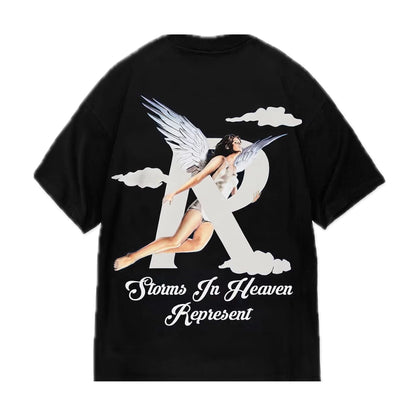 Represent Storms In Heaven Tee Black