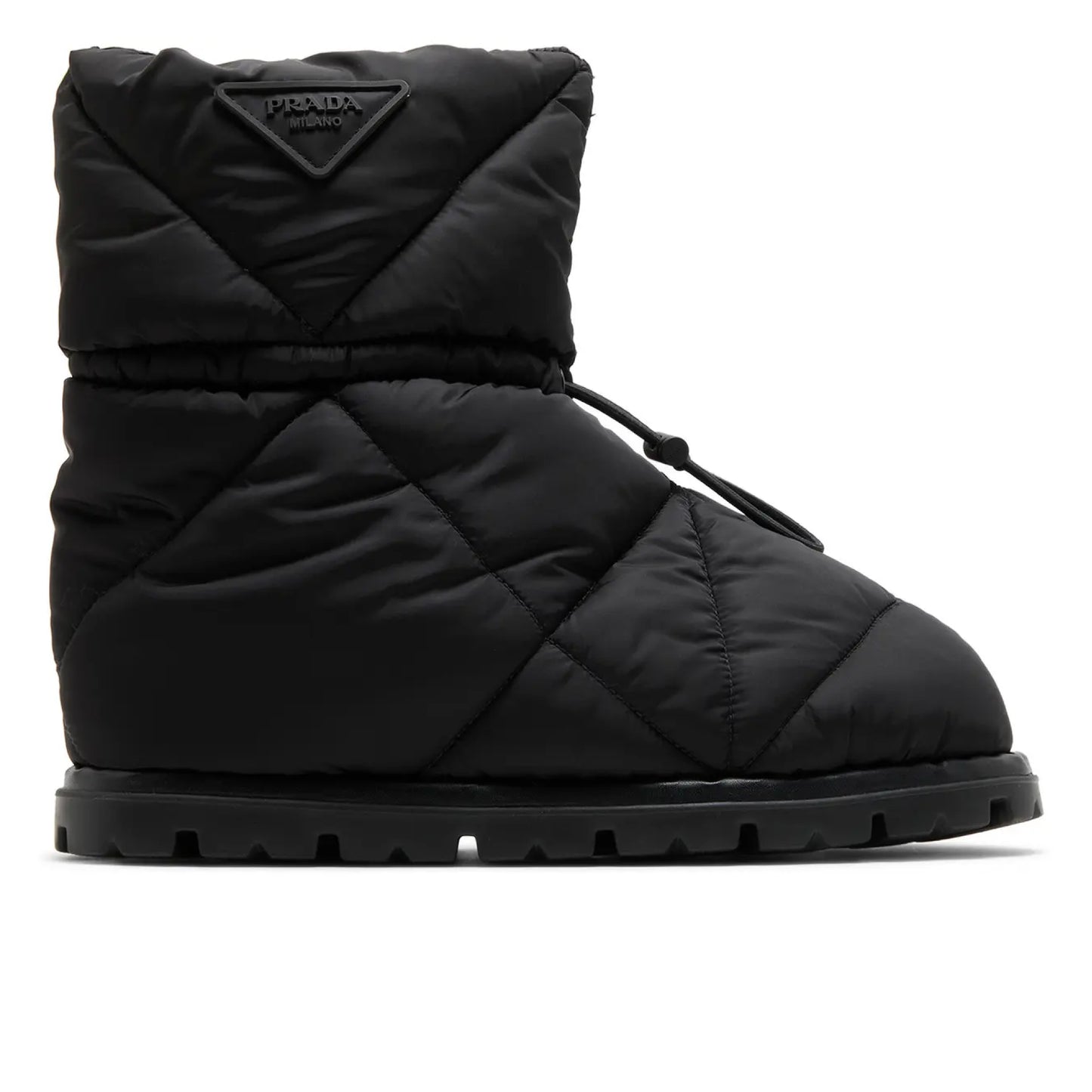 Prada Wheel Snow Boot Black