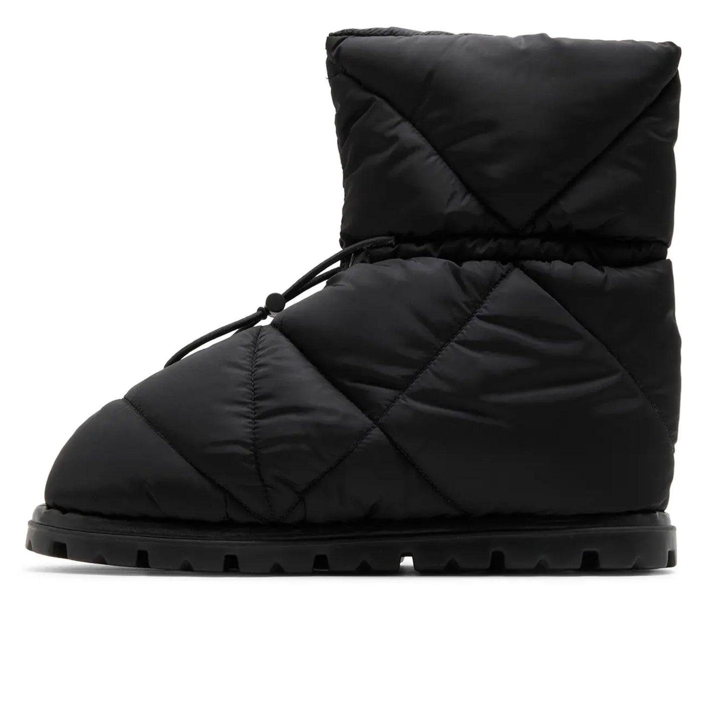Prada Wheel Snow Boot Black