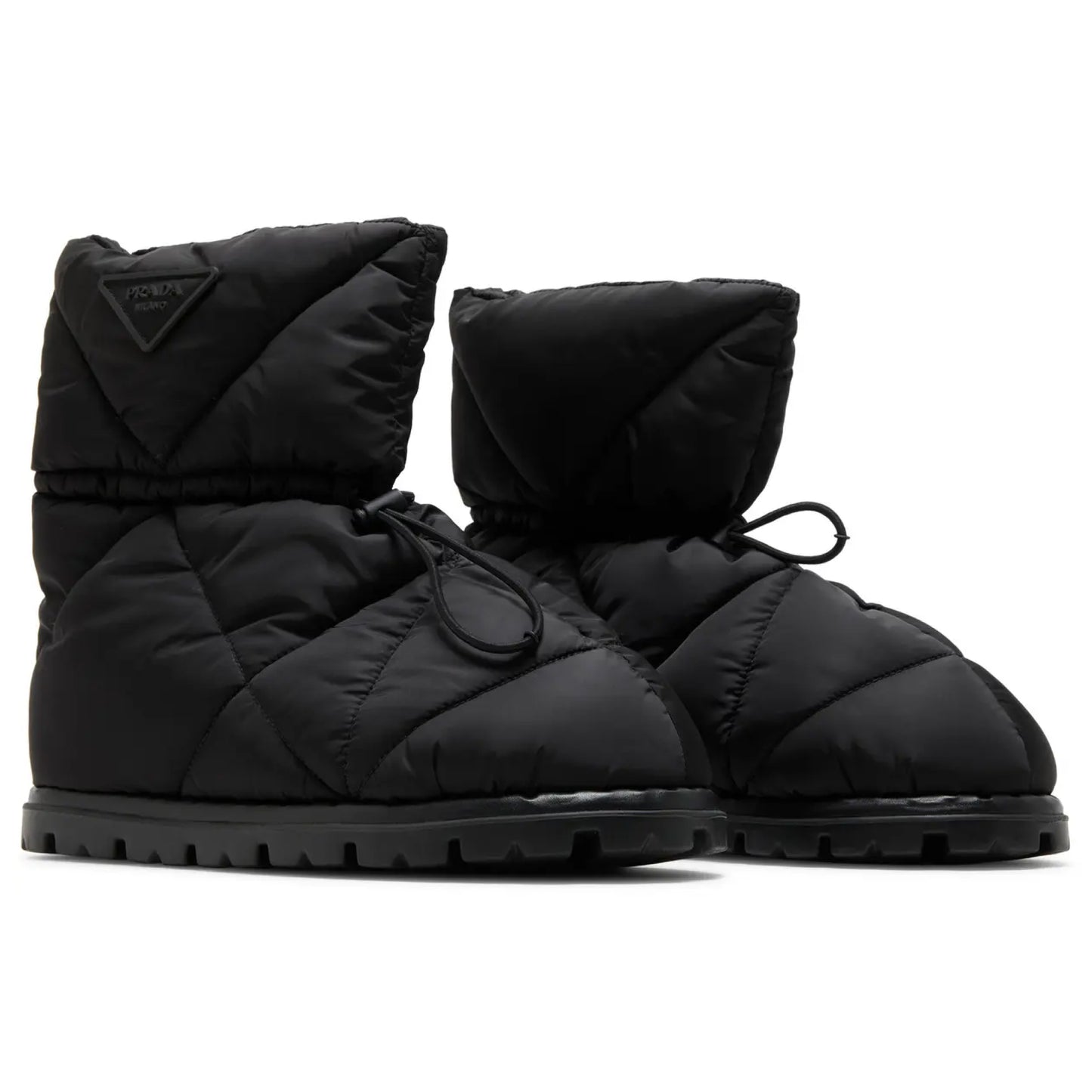 Prada Wheel Snow Boot Black