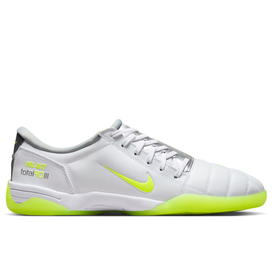 Palace x Nike Total P90 III Shoe White / Silver / Volt