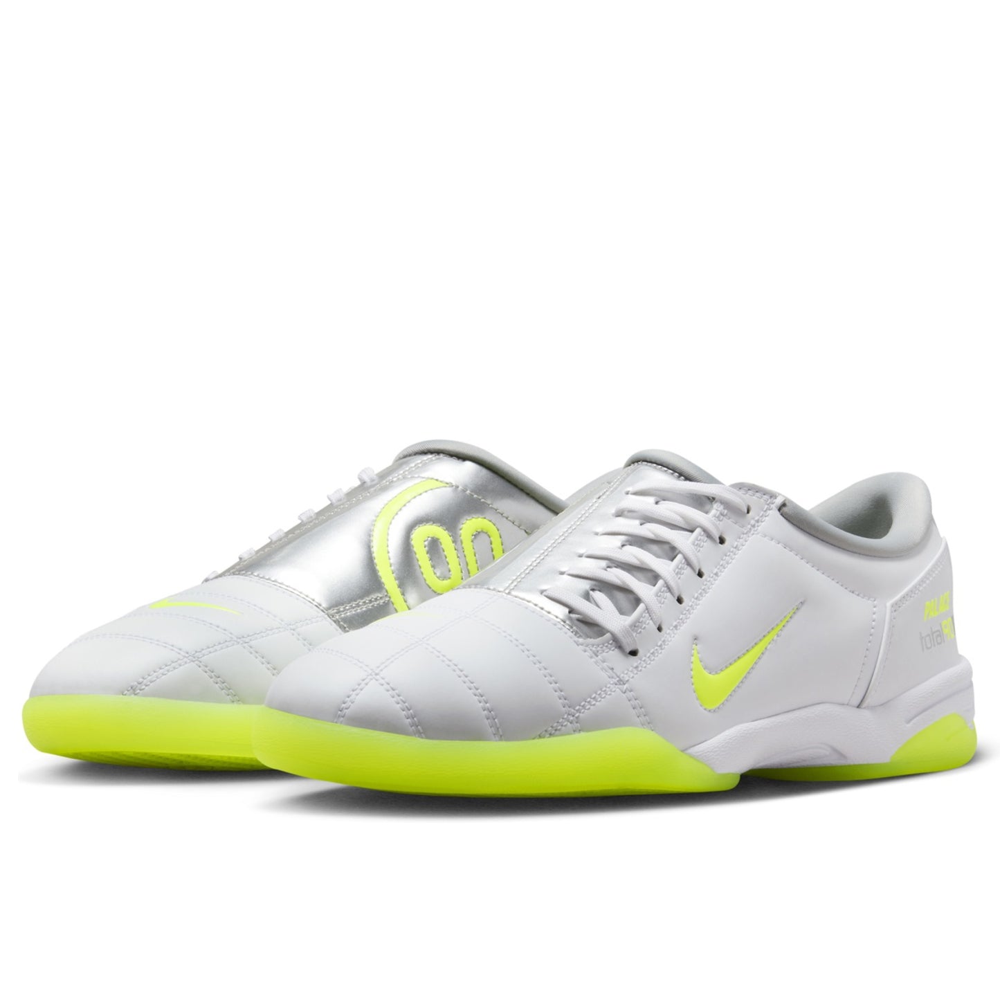 Palace x Nike Total P90 III Shoe White / Silver / Volt