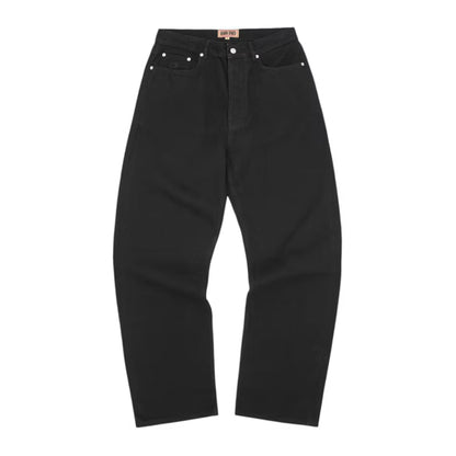 Corteiz Allstarz Baggy Jeans Triple Black
