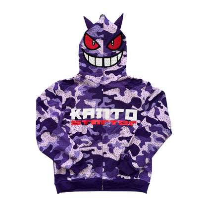 Kanto Starter Rhinestone Geng Hoodie