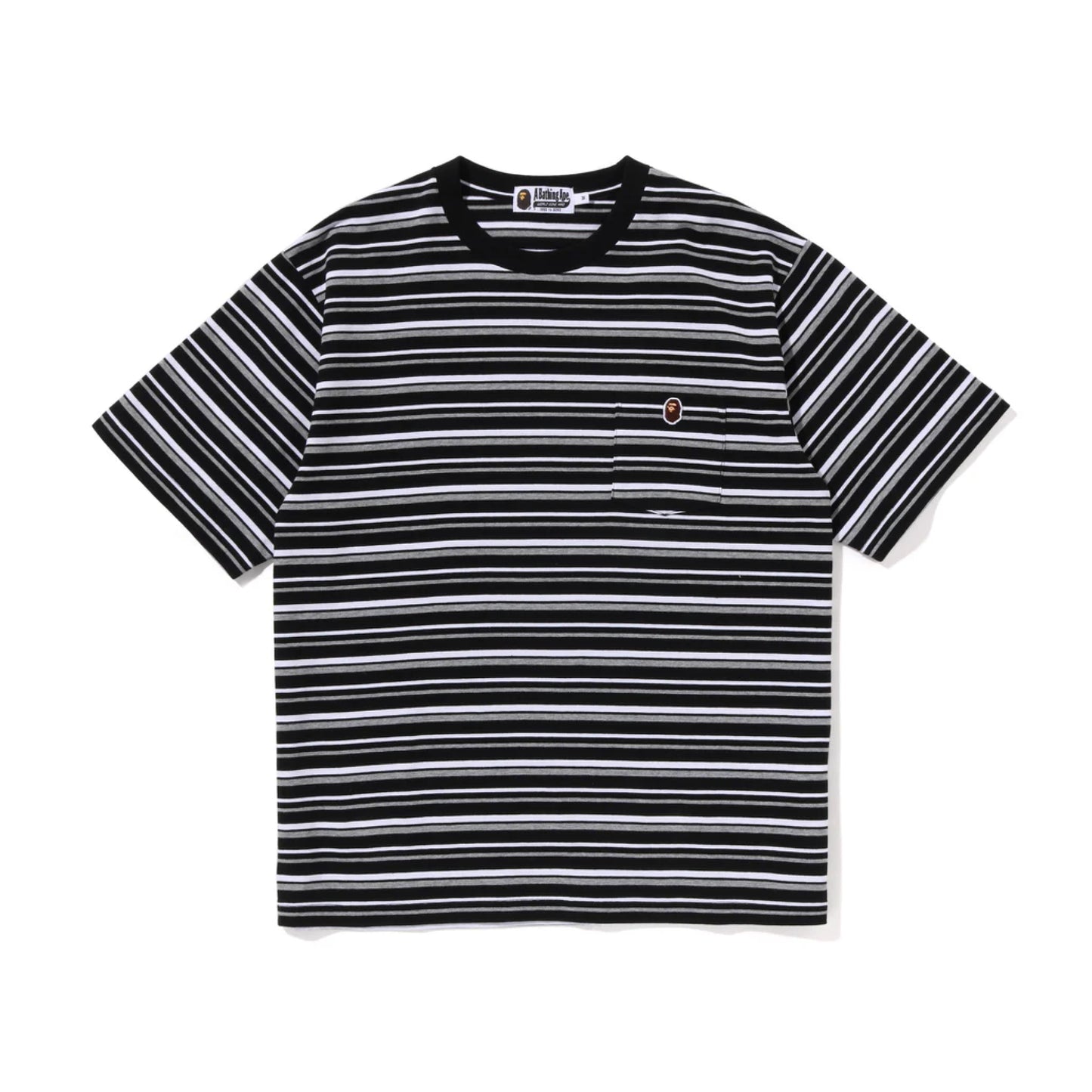 Bape Hoop One Point Relaxed Fit Tee Grey