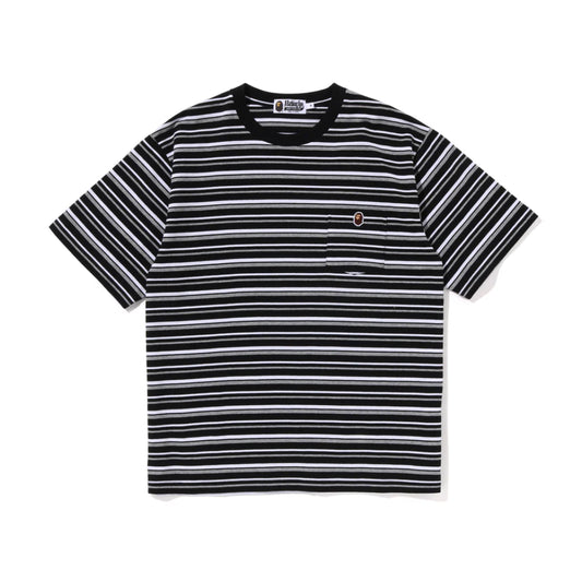 Bape Hoop One Point Relaxed Fit Tee Grey