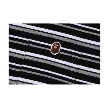 Bape Hoop One Point Relaxed Fit Tee Grey