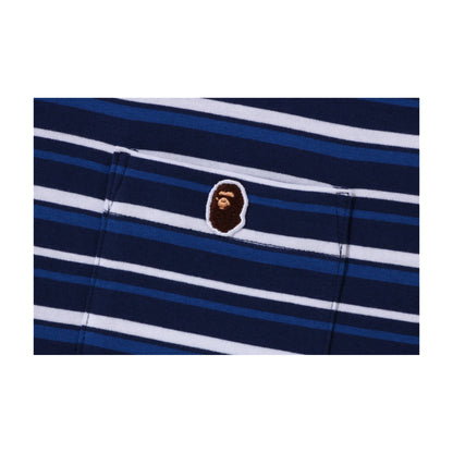 Bape Hoop One Point Relaxed Fit Tee Blue