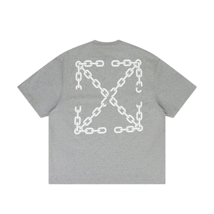 Off-White Chain Arrow Skate S/S Tee Grey