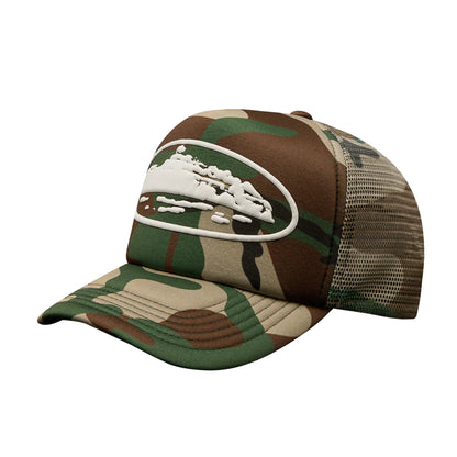 Corteiz 5 Starz Alcatraz Trucker Babyblau