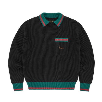Corteiz Gianni Knit Polo Sweater