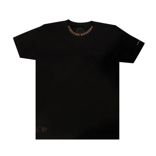 Chrome Hearts Collar Print Pocket Tee Black/Brown