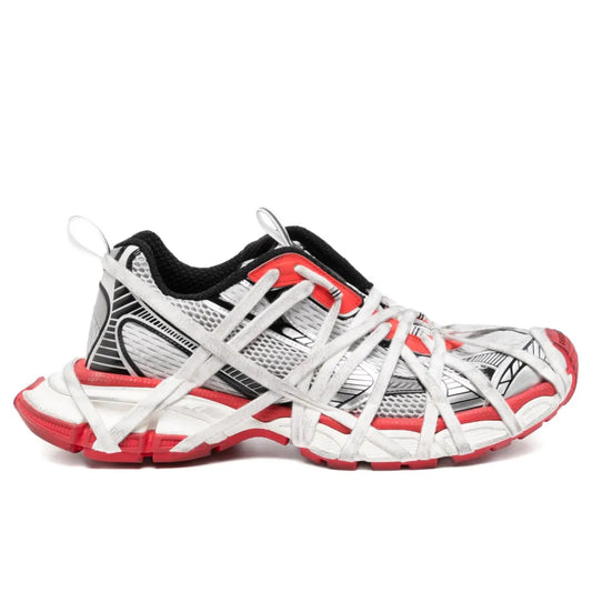 Balenciaga 3XL Sneaker Extreme Lace Sneaker Red Grey