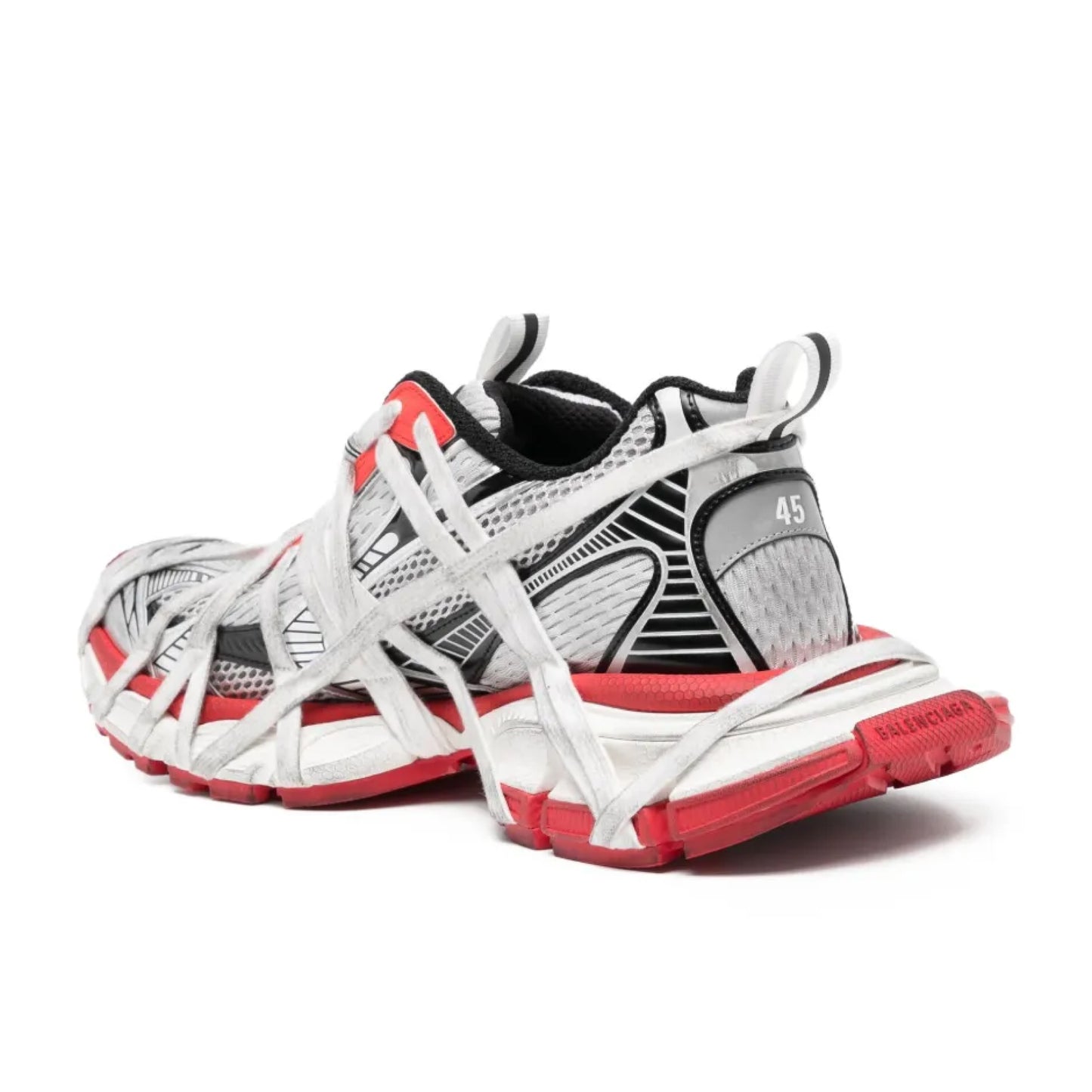 Balenciaga 3XL Sneaker Extreme Lace Sneaker Red Grey