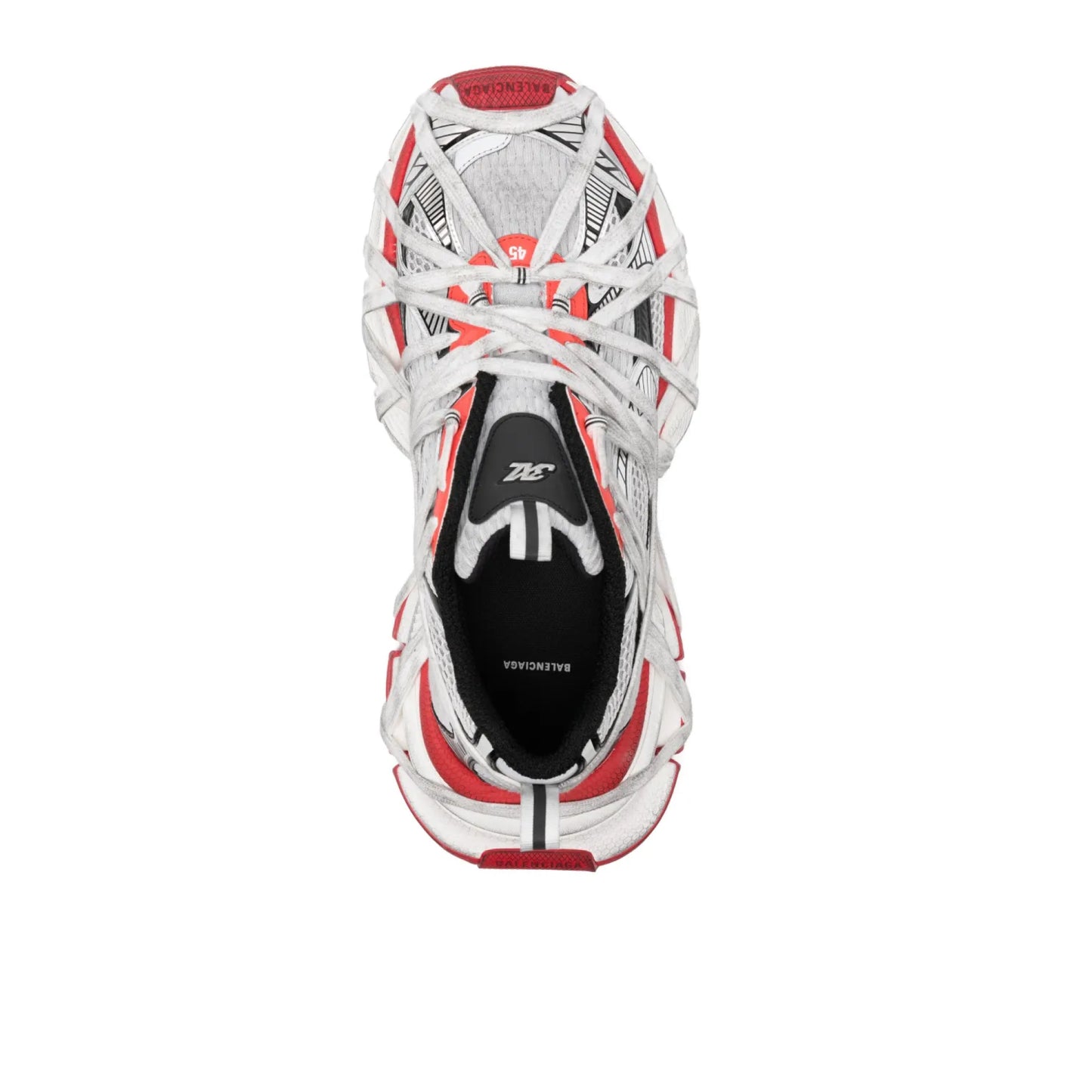 Balenciaga 3XL Sneaker Extreme Lace Sneaker Red Grey