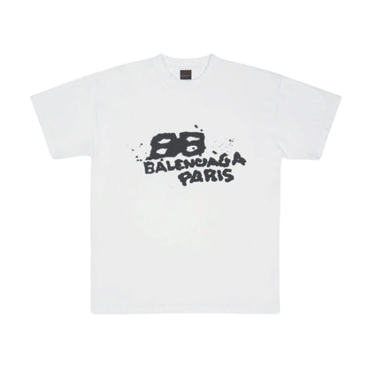 Balenciaga Paris Tee White