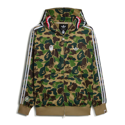 BAPE X Adidas Relaxed Fit Track Camo Shark Full Zip Hoodie