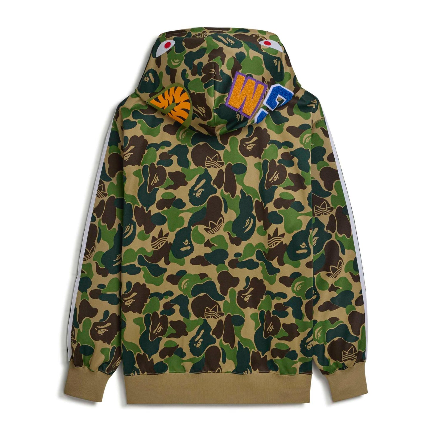 BAPE X Adidas Relaxed Fit Track Camo Shark Full Zip Hoodie