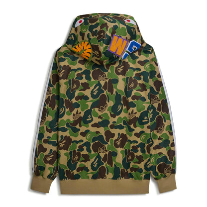 BAPE X Adidas Relaxed Fit Track Camo Shark Full Zip Hoodie