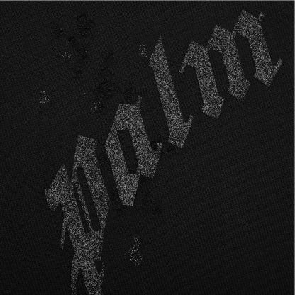 Palm Angels Palm Beach Heart Sprayed Logo T-Shirt Weiß