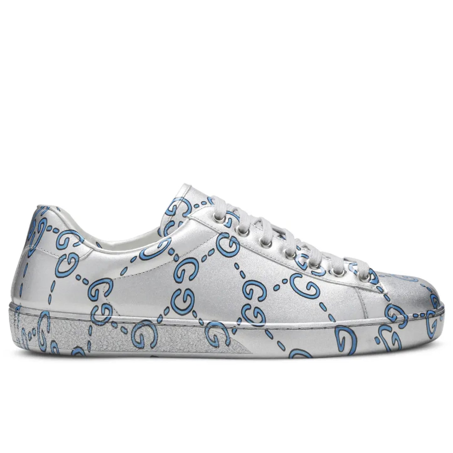 Gucci Ace GG Silver/Blue