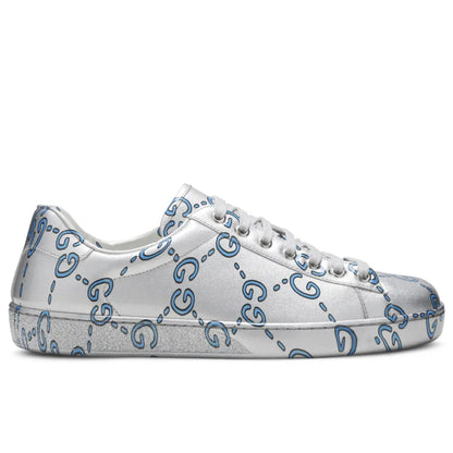 Gucci Ace GG Silver/Blue