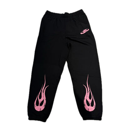 Nina Janova Love Sweatpants Black/Pink