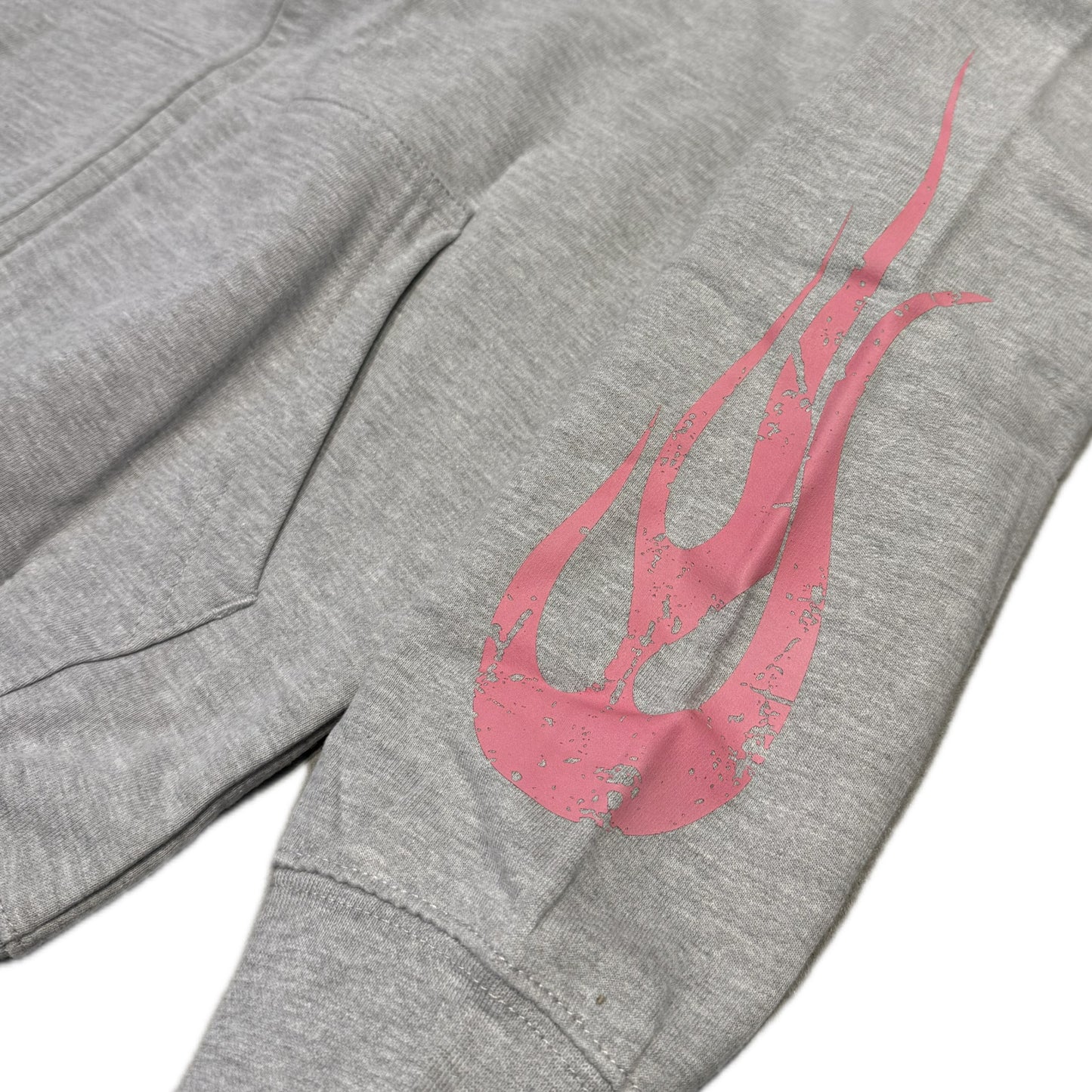 Nina Janova Love Zip Hoodie Grey/Pink