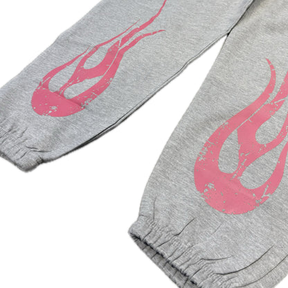 Nina Janova Love Sweatpants Grey/Pink